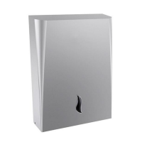 Deluxe N-fold SS  Manual Hand Towel Dispenser (400sheets)