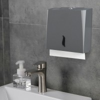 N-fold SS  Manual Hand Towel Dispenser (200sheets)